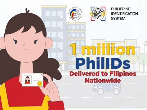 1 million PhilIDs Delivered to Filipinos Nationwide .